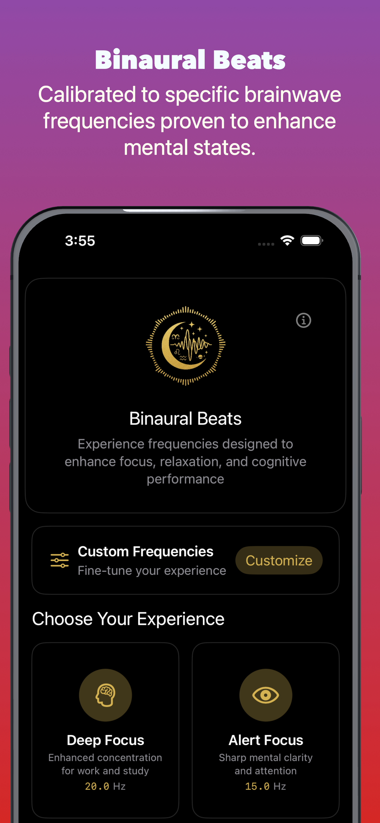 Binaural Beats Serenity Lab screenshot