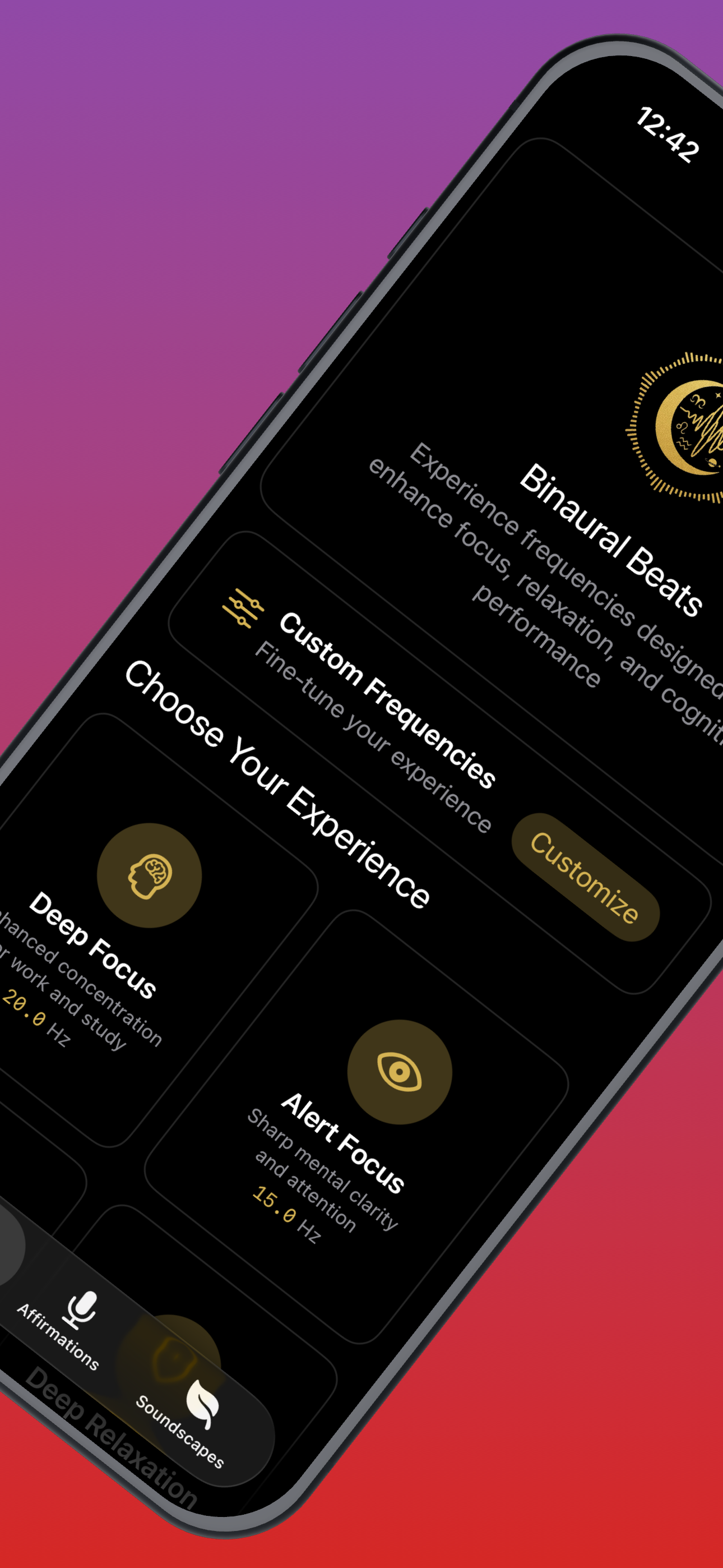 Binaural Beats Serenity Lab screenshot